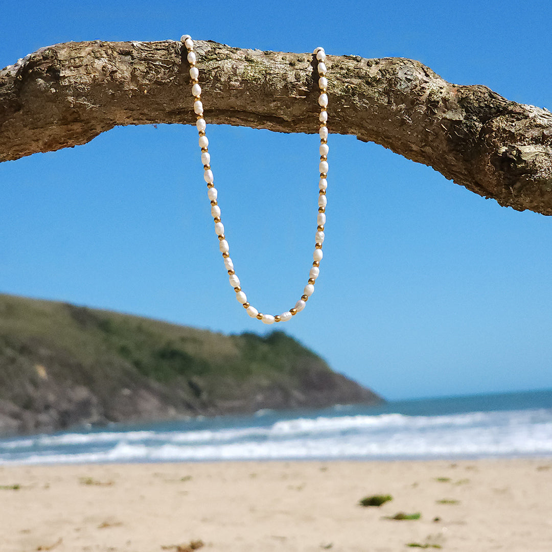 Choker Perolada Maui