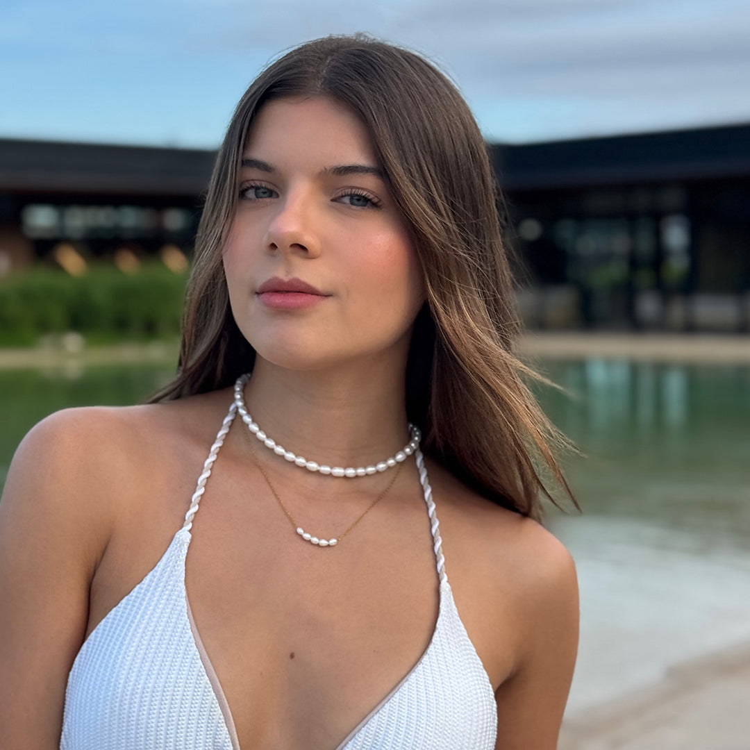 Choker Oahu - Pérolas Naturais